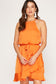 Sunset Sway Satin Dress