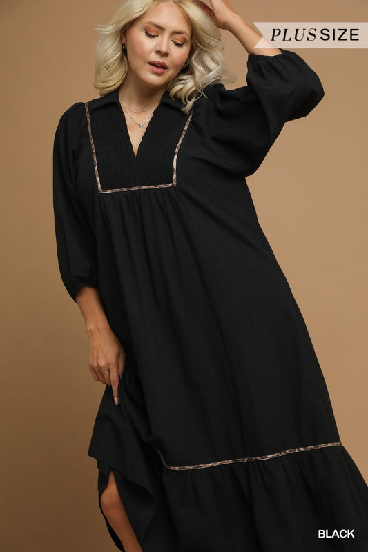 Midnight Wild Maxi Dress