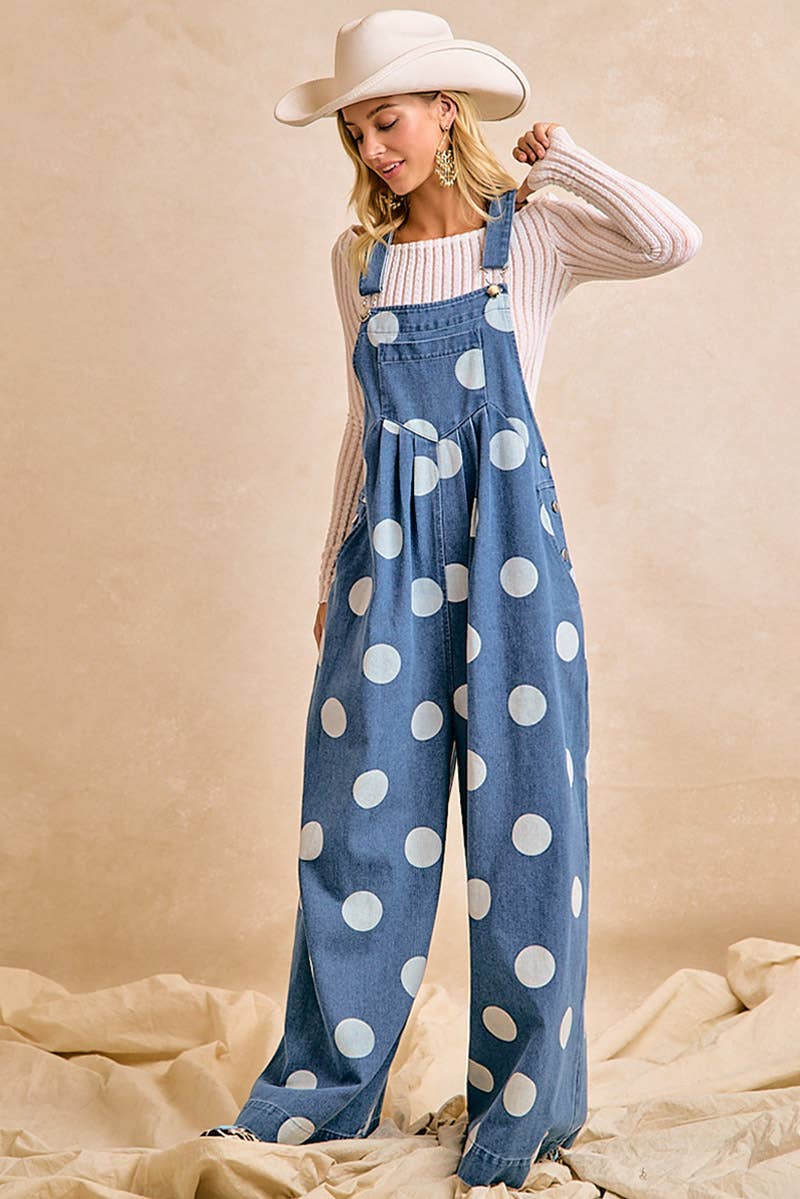 Polka Dot Overalls