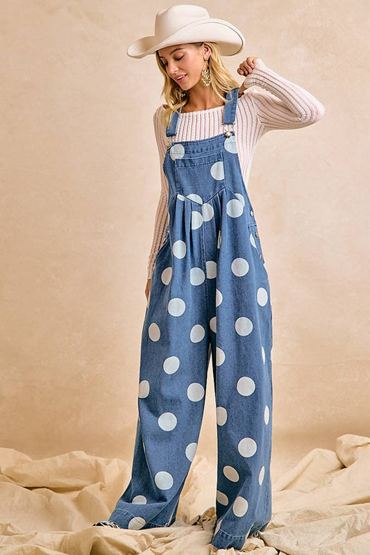 Polka Dot Overalls