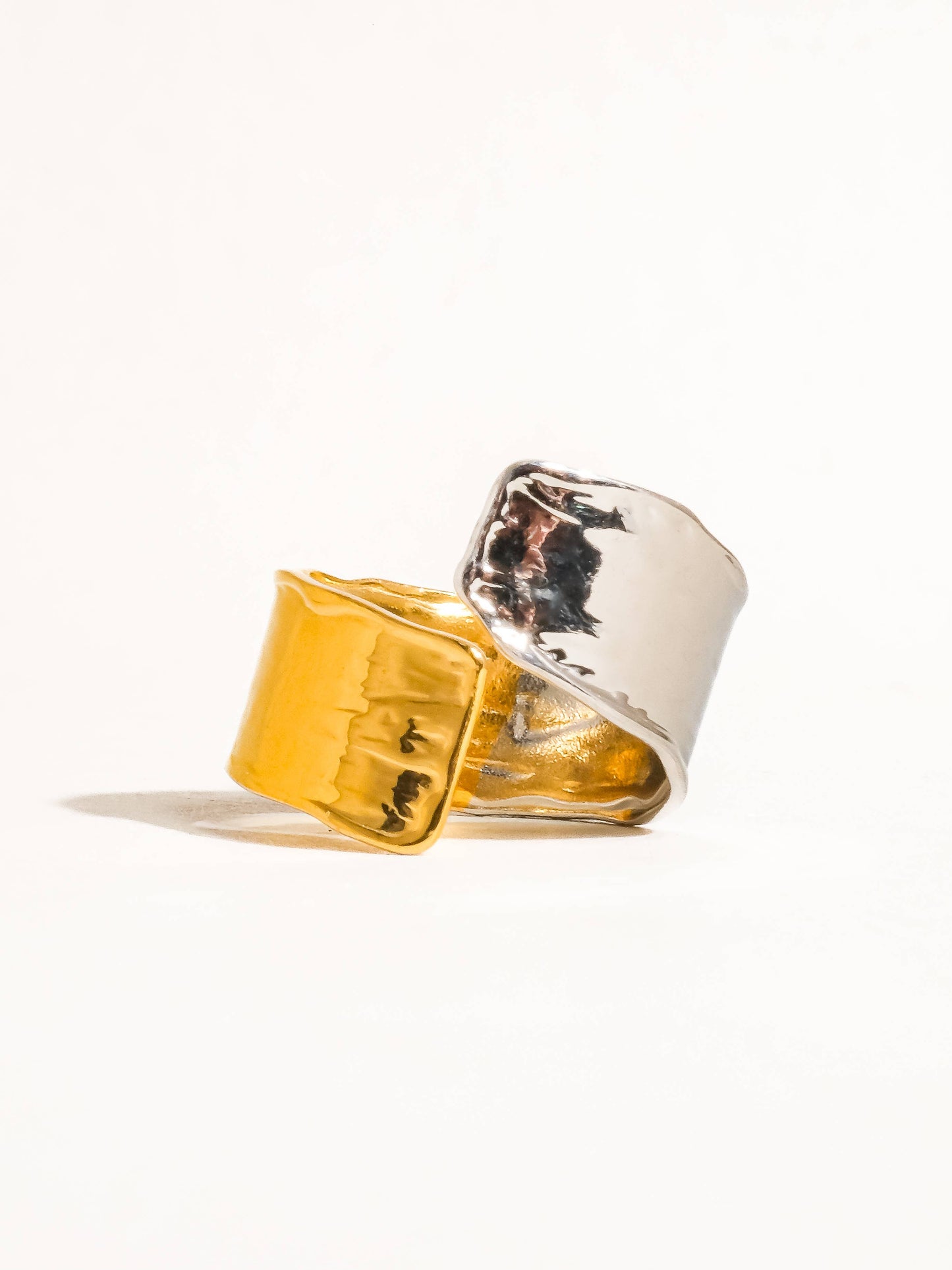 Emmy Textured Open Ring