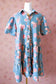 Clover Floral Denim Dress