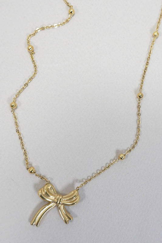 Bow Necklace