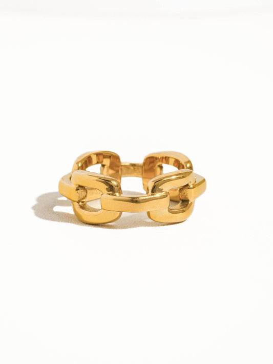 Gold Stack Braided Ring