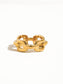 Gold Stack Braided Ring
