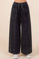 Mineral Wash Wide Leg Pants