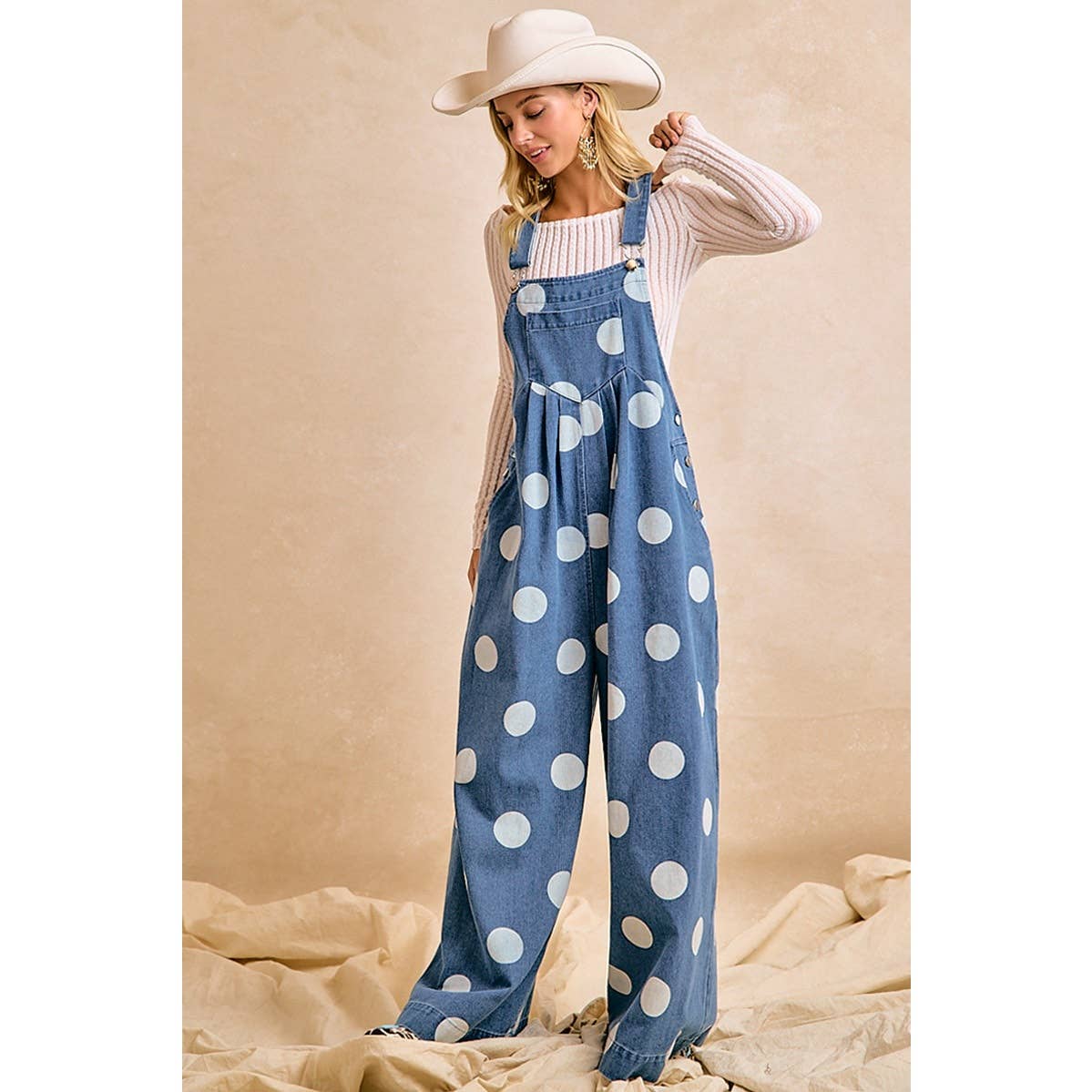 Polka Dot Overalls