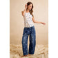 Polka Dot Barrel Jeans