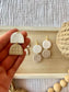 Wicker Clay Earrings