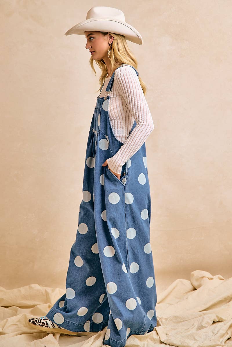 Polka Dot Overalls