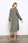 Smocking Olive Green Dress