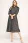 CHLOE CHAMBRAY BUTTON-DOWN MIDI DRESS