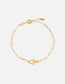 Heart Paperclip Chain Bracelet