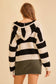 Zip Up Cable Knit Hoodie