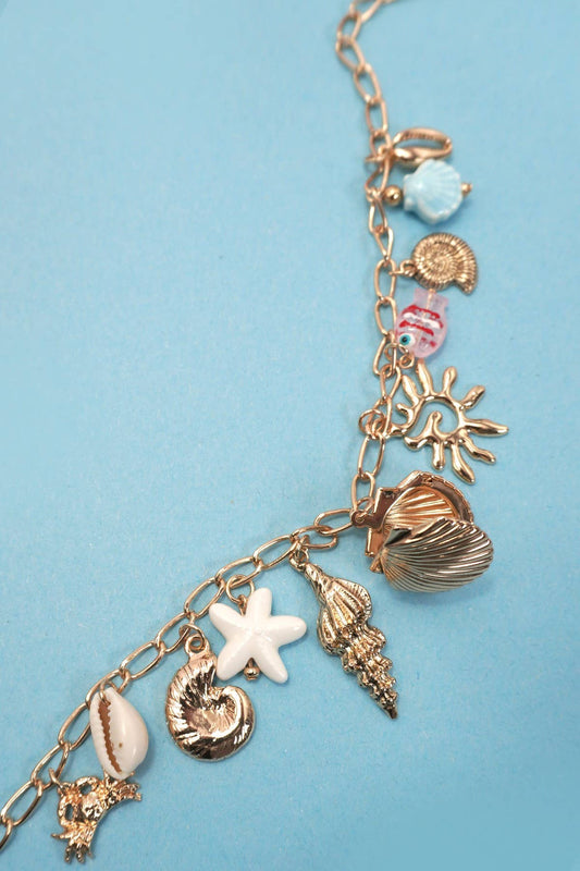 Charm Necklace Sea