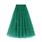 Mesh Tiered Skirt