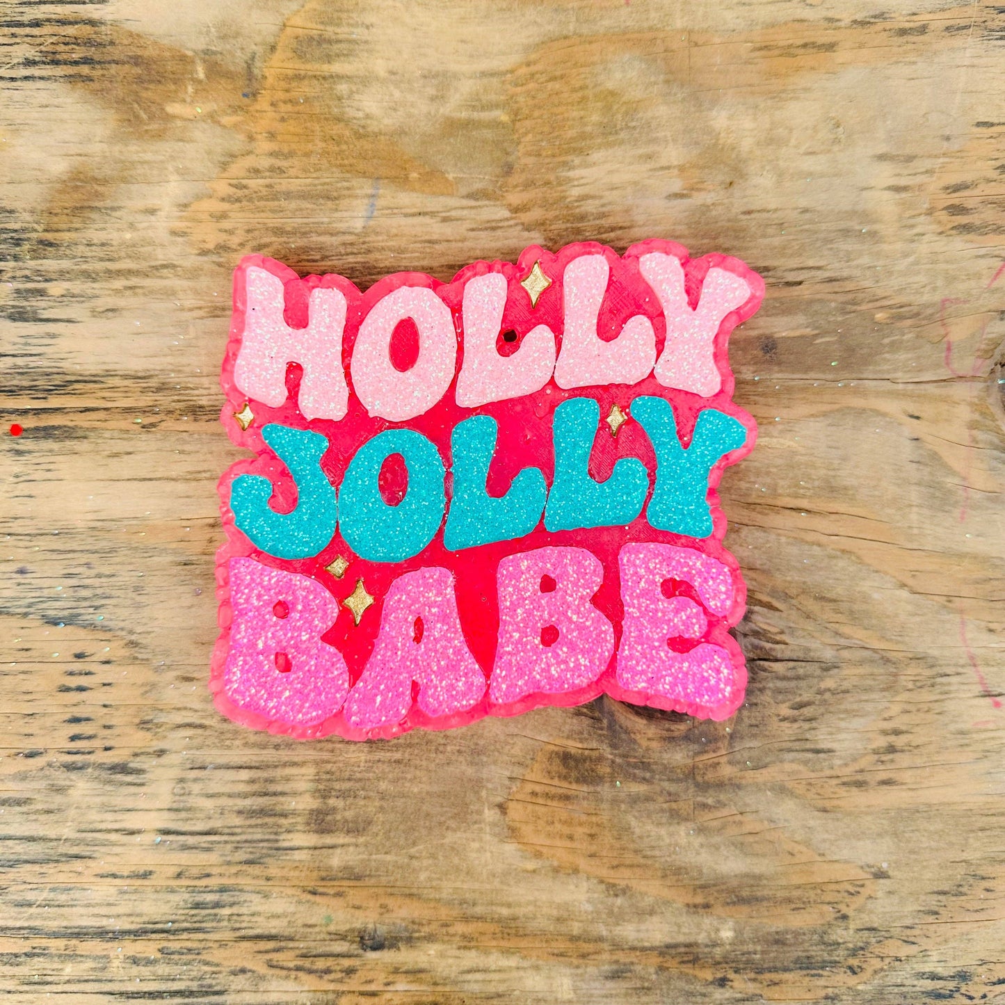 Christmas Holly Jolly Babe Car Freshie