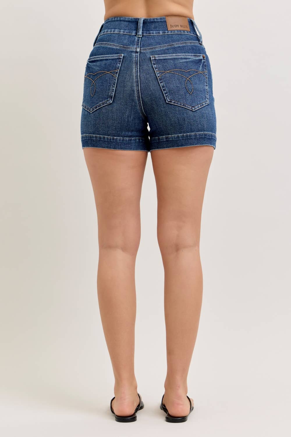 Judy Blue HW T.C. Slim Short