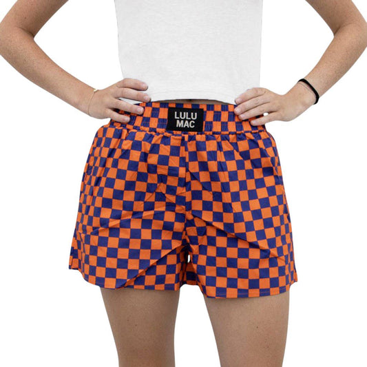 Orange and Blue Shorts