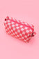 Checker Cosmetic Pouch
