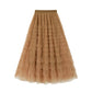 Mesh Tiered Skirt