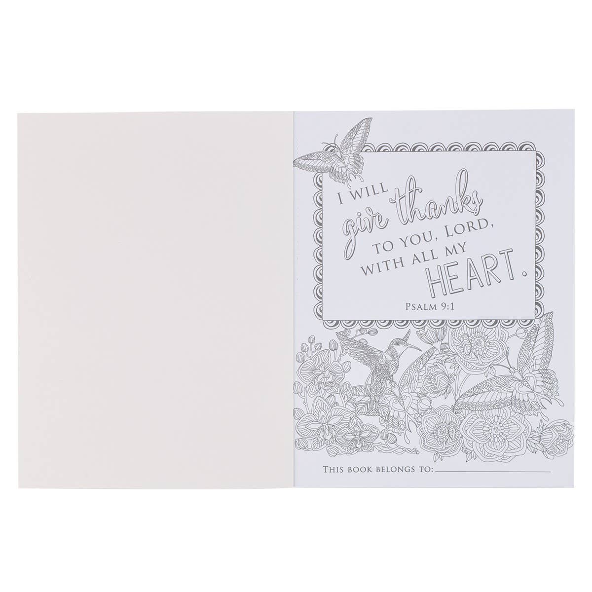 Coloring Book Grateful & Blessed