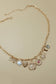 Charm Necklace Flower Leaf Butterfly