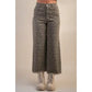 Leopard Print Marine Straight Pants