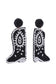 Western Cowboy Boots Beaded Drop Earrings