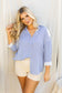 The Kathryn Button-Up, Striped Blue