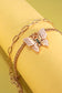 Pearl Butterfly Charm Bracelet