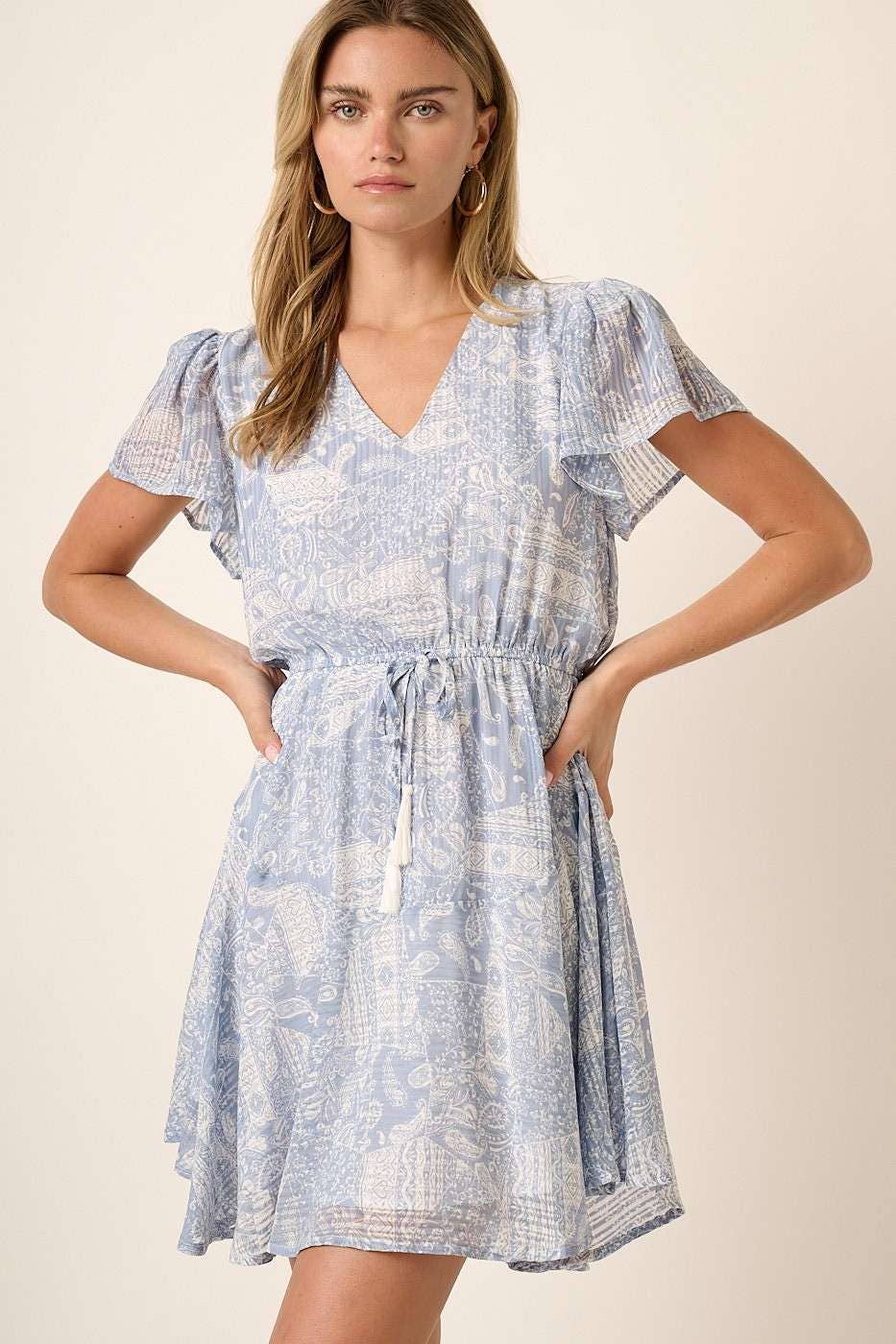 Paisley Print Skirt Dress