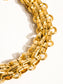 Donni Gold Bold Weave Bracelet
