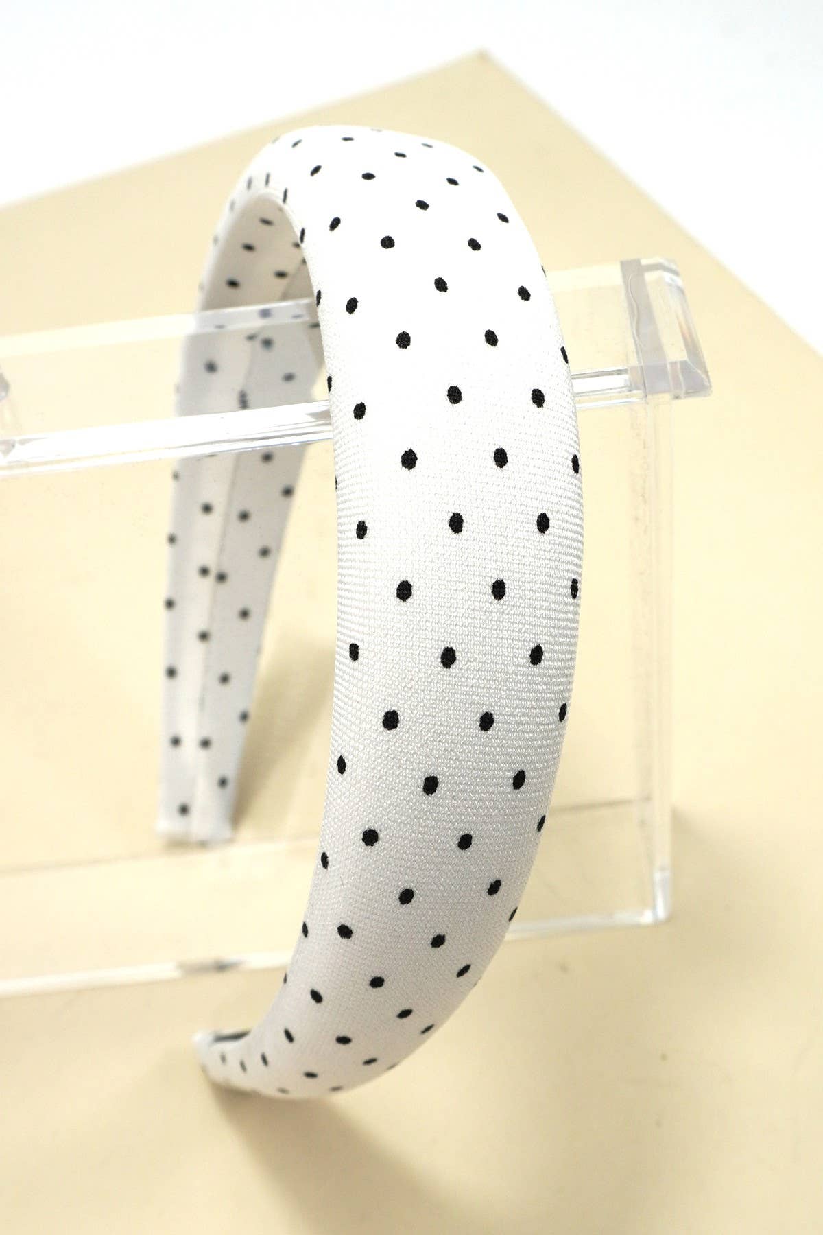 POLKA DOT PADDED HEADBAND
