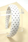 POLKA DOT PADDED HEADBAND