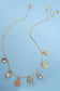 Bow Heart Charm Link Necklace