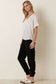 White V Neck Blouse
