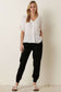 White V Neck Blouse