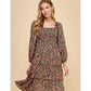 TIERED DRESS W/SMOCKING & LONG SLEEVE A450877M68