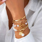Pearl Chain Herringbone Bracelet