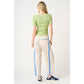 SPORTY STRIPE NYLON PULL ON BARREL LEG PANTS