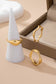 Multi-Band Statement Modern Stacked Wave Ring