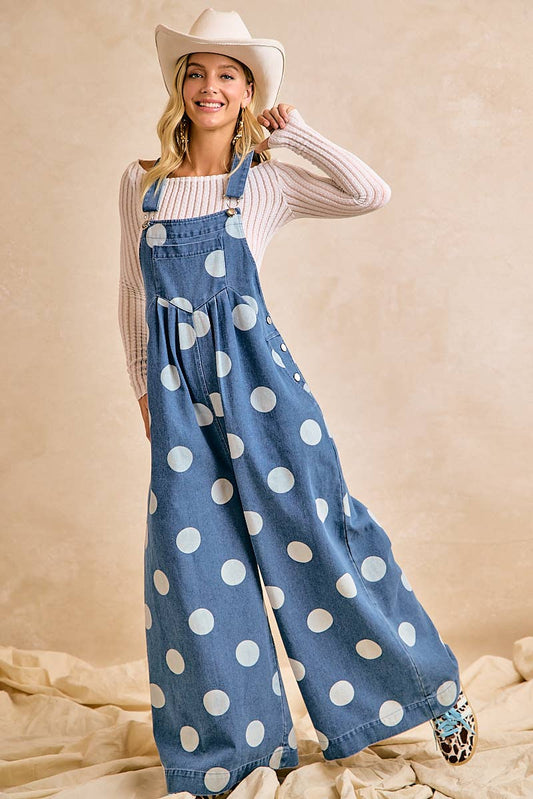 Polka Dot Overalls