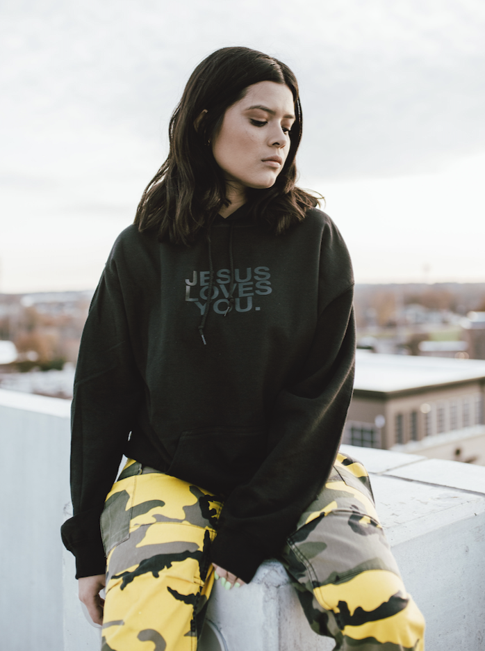 Puff Black Logo Hoodie