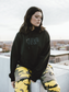 Puff Black Logo Hoodie
