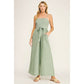 Coastal Stripe Smocked Jumpsuit
