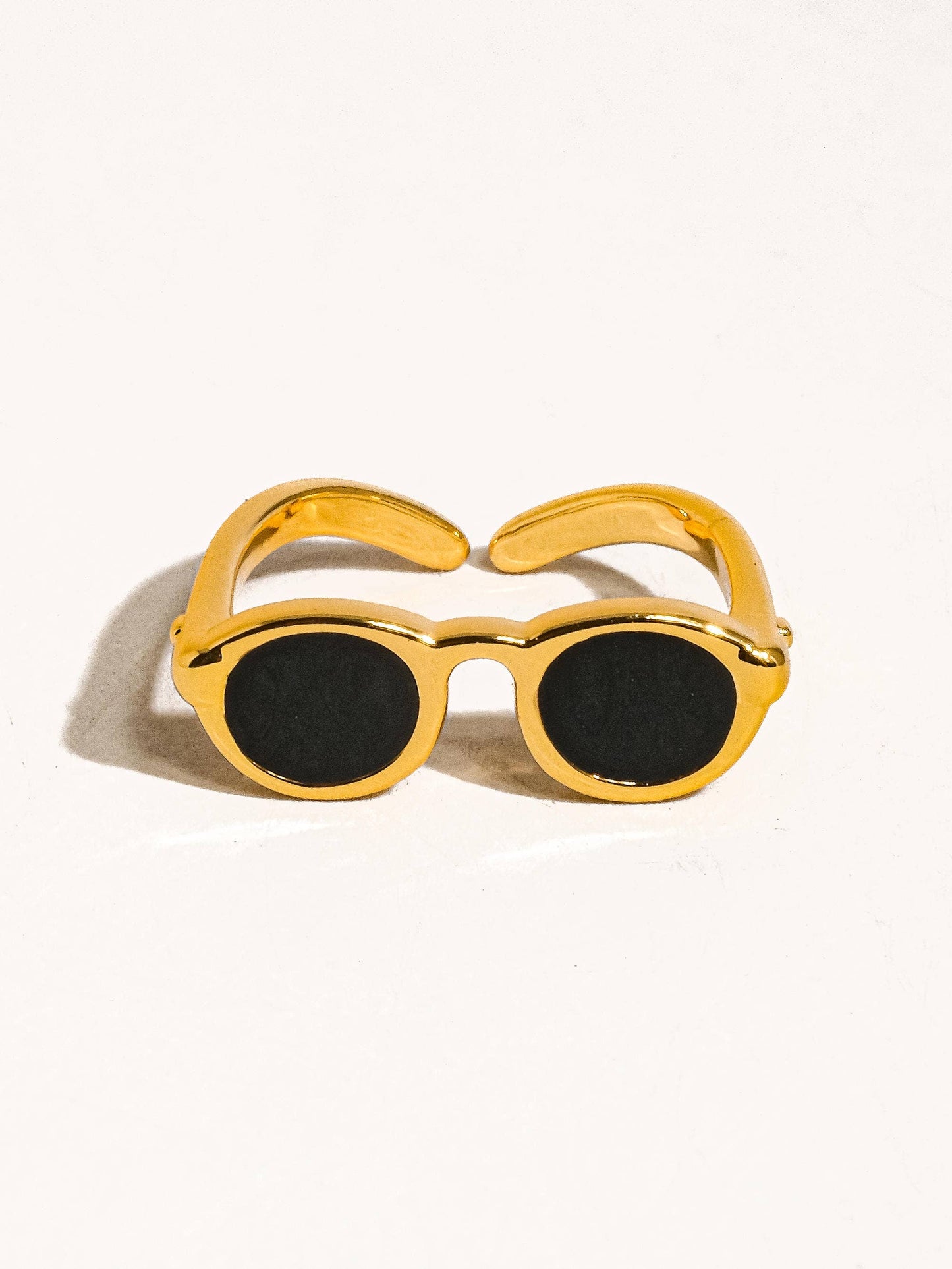 Gold Sunglasses Adjustable Ring