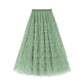 Mesh Tiered Skirt