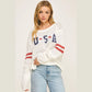 American Pride Graphic Sweater