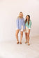 The Kathryn Button-Up, Striped Blue